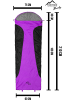Normani Outdoor Sports Ultralight-Schlafsack (RV rechts) Runty in Lila/Schwarz
