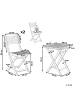 Beliani 3-tlg Bistro Set FIJI in Weiß