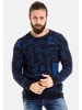 Cipo & Baxx Strickpullover in NAVYBLUE