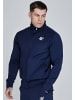 SikSilk Sweatjacke Essentials Poly Track Top in Navy