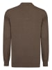 Felix Hardy Polo Kragen Langarm Pullover in braun