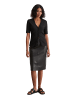 Marc O'Polo Pointelle-Kurzarm-Cardigan slim in Schwarz