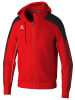 erima Trainingsjacke Mit Kapuze in rot/schwarz