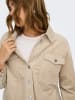 ONLY Cordjacke mit Stehkragen und Knopfleiste in Humus