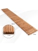 COSTWAY Rollweg Gartenweg 245 cm in Hellbraun