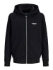 JACK & JONES Junior Kapuzensweatjacke JJESOHO SWEAT ZIP HOOD JNR in black