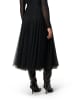 Zero  Meshrock mit Gummibund in Black Beauty
