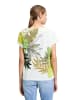 Betty Barclay Halbarm-Shirt mit Ärmelaufschlag in White/Green