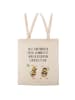 Mr. & Mrs. Panda Laptoptasche Hummeln Kleeblatt mit Spruch in Creme