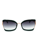 Ana Hickmann Frauen Sonnenbrille Katzenauge Grün