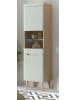 Furn.Design Vitrine Pistazie grün, Eiche, skandinavisch 53 cm, Standvitrine mit Soft-Close