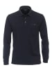 CASAMODA Polo-Shirt Langarm gestreift in Blau