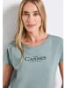 Street One 'Shirt mit Folien-Wording' Blau