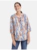 Gerry Weber Bluse 3/4 Arm in Ecru/Weiss/Rot/Orange Druck