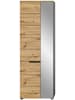 xonox.home Garderobenschrank  (B/H/T: 65x190x37 cm) in Basalt grau und Artisan Nachbildung