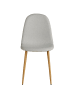 Homestyle4u Esszimmerstuhl 2er Set in Grau