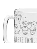 Mr. & Mrs. Panda Bierkrug Koala Familie zwei mit Spruch in Transparent