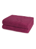 Ross 2 X Duschtuch im Set Cashmere feeling in Fuchsia
