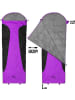 Normani Outdoor Sports Ultralight-Schlafsack (RV rechts) Runty in Lila/Schwarz