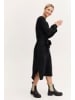 b. young BYOLYMPIA DRESS - KNIT Regular fit in Black Melange