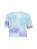 myMo Women Cardigan in blue multicolor