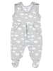 TupTam Baby Mädchen Strampler mit Fuß 3er Pack in rosa/grau