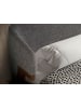 Angel Cerdá Bett 7173 in Grau / Walnuss – (B)211 x (H)220 x (T)95 cm