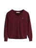 Polo Club Pullover in Granat