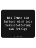 Mr. & Mrs. Panda Mousepad Spruch Erfolgreiche Geschäftspartner m... in Schwarz