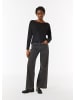 comma Strickpullover langarm in Schwarz