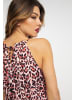faina Damen Midikleid in Rot Leo