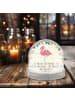 Mr. & Mrs. Panda Schneekugel Flamingo Classic mit Spruch in Naturpapier