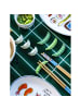 Blond Amsterdam 4er-Set Essstäbchen Set Gyoza/Edamame in Grün - 7cm