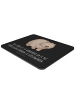 Mr. & Mrs. Panda Mauspad Wombat mit Spruch in Schwarz