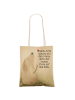 Mr. & Mrs. Panda Tote Bag Hund Liebe Design mit Spruch in Weiß
