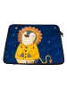 Mr. & Mrs. Panda Laptop Tasche Löwe Astrologie Design ohne Spruch in Weiß