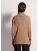 MADELEINE Rollkragen-Pullover mit Tasche in caramel / melange