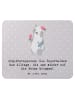 Mr. & Mrs. Panda Mousepad Ergotherapeutin Superhelden mit Spruch in Grau Pastell
