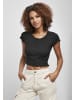 Urban Classics Cropped Tees in black