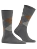 Burlington Socken Edinburgh in Anthracite mel.