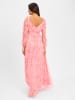 Marie Lund Kleid in pink weiß - 0002