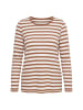 MIAMODA Langarmshirt in zimtbraun