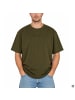 Karl Kani Small Signature Essential Pinstripe Tee in Oliv