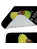 Mr. & Mrs. Panda Badevorleger Avocado Schwangerschaft mit Spruch in Schwarz