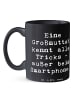 Mr. & Mrs. Panda Tasse Großmutter Tricks mit Spruch in Schwarz