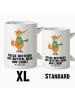 Mr. & Mrs. Panda Becher Fuchs Keks mit Spruch in Weiß