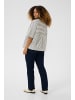 CULTURE Hemd CUkima Relaxed fit in Black/White Stripe