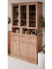 Furn.Design Buffetschrank Eiche Artisan 120 cm, Vitrine Landhaus
