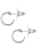 Lulu & Jane Creolen aus Metall-Legierung in silber