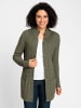 WITT WEIDEN Long-Strickjacke in khaki